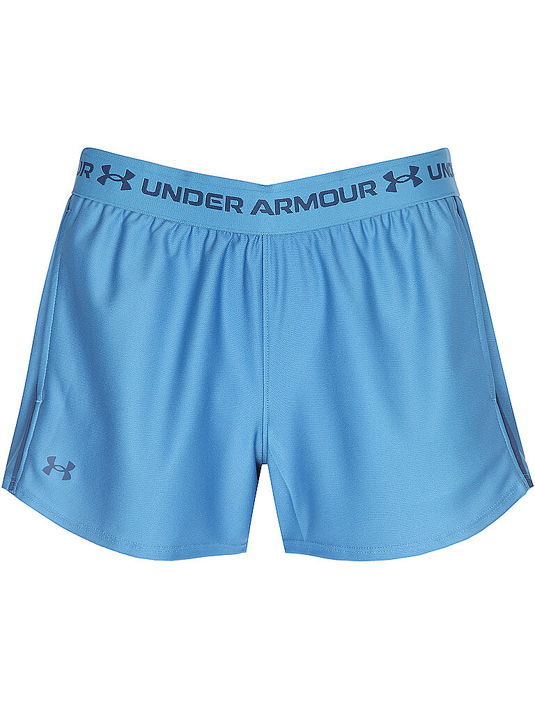 Under Armour PantalÃ³n corto de fitness para mujer UA Techâ„¢ Play Up azul   XS
