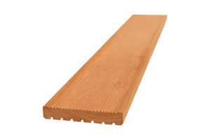Weitere Terrassendiele Bangkirai 396 x 14,5 x 2,5 cm grob/fein unbehandelt