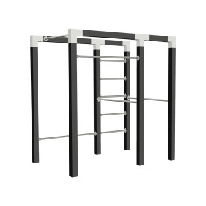 Plus Outdoor Fitness Modell 2 138 x 220 x 210 cm schwarz