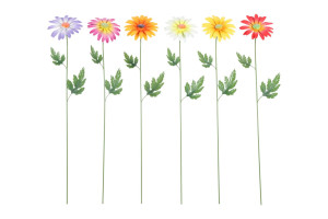 Flamingo Oldenburger Flamingo Gartenstecker Daisy Metall 18 x 76 cm mehrfarbig