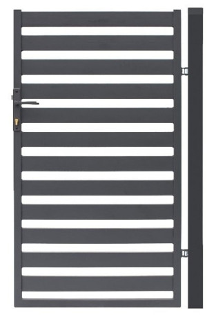 Polbram Einzeltor-Set Lean 120 universal inkl. Pfosten und Zubehör