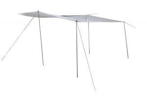TrendLine Sonnensegel Set 3 x 4 m