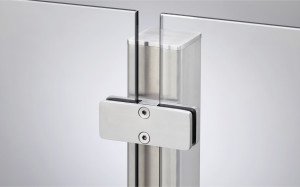 Ambiente Mittelpfosten-Set zum EINBETONIEREN 217 cm 6 x 6 cm Edelstahl V2A