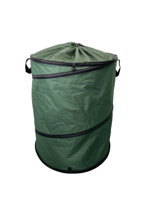 TrendLine Gartenabfallsack 160 L verschließbar dunkelgrün