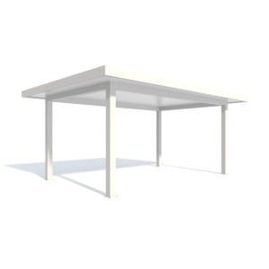 Wismar NFI Carport Style 500 x 700 cm weiß