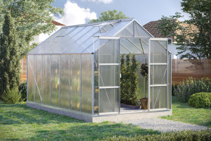 Vitavia Gewächshaus-Set Uranus 11500 HKP 4 mm alu 254 x 441 cm