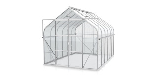 Vitavia Gewächshaus-Set Dione 9900 ESG 3 mm alu 254 x 379 cm