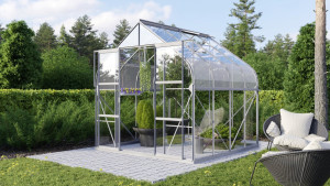 Vitavia Gewächshaus Dione 6700 264 x 258 cm 3 mm ESG