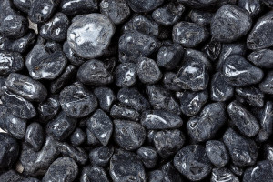 Bellamoli Granulati Kies Nero Ebano 40 - 60 mm schwarz 25 kg