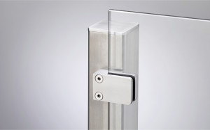 Ambiente Anfangspfosten-Set zum ANSCHRAUBEN 127 cm 6 x 6 cm Edelstahl V2A