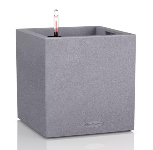 Lechuza Pflanzgefäß Canto Stone 40 low steingrau