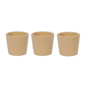 Hamiplant Übertopf Keramik Ø 7 x 10 cm gelb