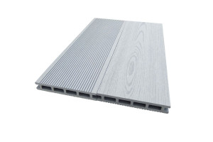 TrendLine Terrassendiele WPC 300 x 14,5 x 2,1 cm grau glatt