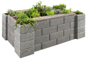 Kann Hochbeet-Set 2 Garten 230 x 150 x 85 cm grau