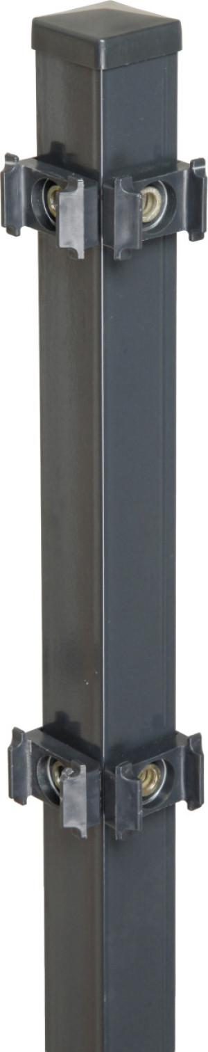 Floraworld Zauneckpfosten Classic 240 x 4 x 4 cm anthrazit