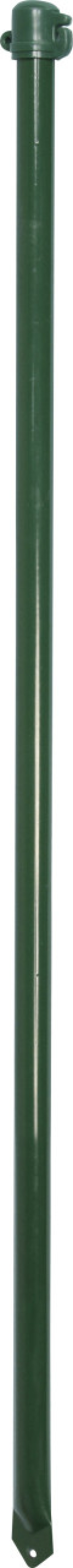Floraworld Gartenstab Metall 80 x 2,4 cm moosgrün