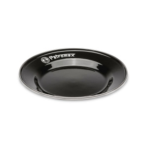 Petromax Teller Emaille 2er Set 18 cm schwarz