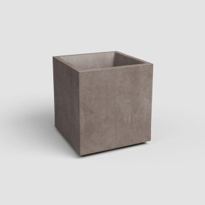 Artevasi Übertopf Sydney Kunststoff 30 x 30 cm taupe