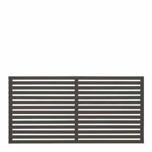 Plus Zaun Harmoni 180 x 90 cm umbragrau fungizidbehandelt