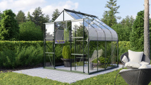 Vitavia Gewächshaus Dione 6700 264 x 258 cm 3 mm ESG