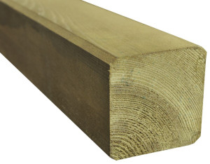 Weitere Kantholzpfosten 300 cm, 70 x 70 mm, kesseldruckimprägniert