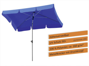 Schneider Schirme Schneider Sonnenschirm Locarno royalblau 180 x 120 cm