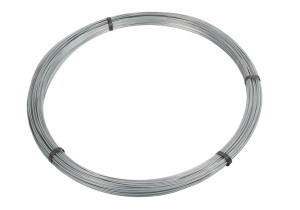 Floraworld Spanndraht verzinkt 225 m x 4,2 mm silber