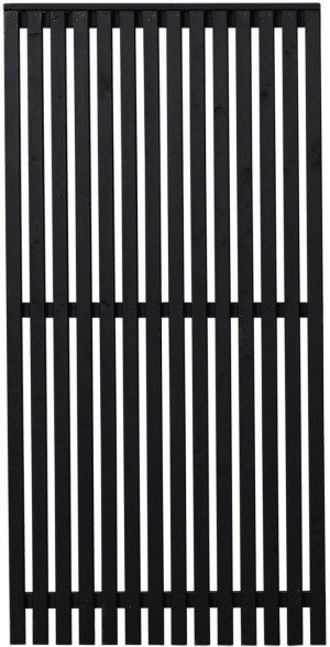 Plus Zaun Sendai 90 x 180 cm RAL 9005 Schwarz