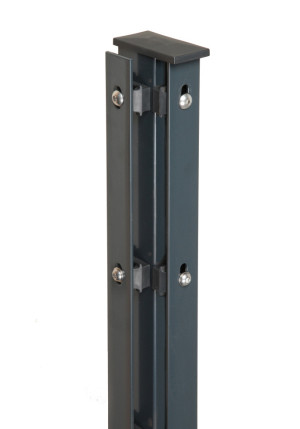 Floraworld Zauneckpfosten Premium 260 x 6 x 4 cm anthrazit