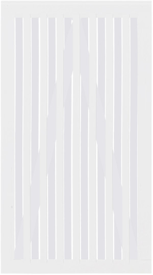 Plus Tor Nagano 100 x 180 cm RAL 9010 Weiß