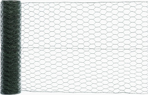 Floraworld Maschendraht-Zaun 2,5 m x 50 cm 25 mm Maschenweite moosgrün