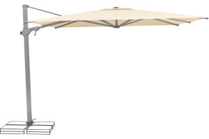 Suncomfort by Glatz Suncomfort Sonnenschirm Varioflex beige 300 x 300 cm