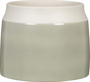 Scheurich Übertopf Serie Verde 717 Keramik grün-beige Ø 12 x 11 cm