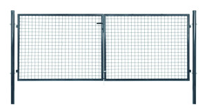 Floraworld Gartentor doppelflügelig Standard 300 x 100 cm anthrazit