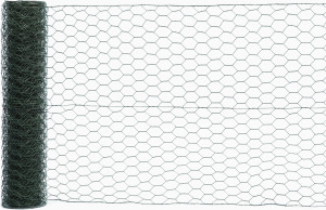 Floraworld Maschendraht-Zaun 10 x 1 m 25 mm Maschenweite moosgrün