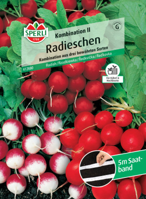 Sperli Radieschen Kombination II Saatband