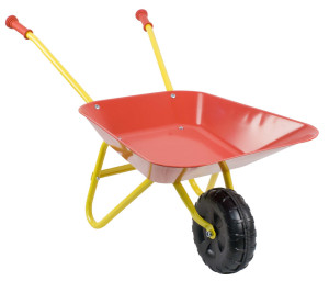 TrendLine Kinderschubkarre rot gelb 76 x 38 x 38 cm
