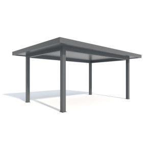 Wismar NFI Carport Style 500 x 700 cm grau