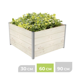 Bio Green BioGreen ModulMaxx Hochbeet Holz 75 x 75 x 60 cm