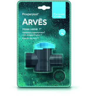 Prosperplast since 1993 Prosperplast Verbindungsellement mit Absperrhahn Arves 1 (25 mm)