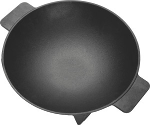 Primaster Wokpfanne Gusseisen mit Standfuß Ø 35 cm