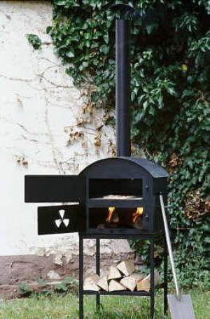 Schneider Grill Schneider Woody Backes Holzbackofen für Pizza, Flammkuchen usw.