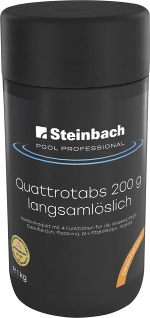 Steinbach Pool Professional Quattrotabs 200g organisch 1 kg