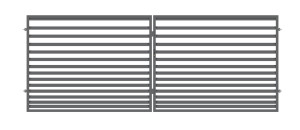 Polbram Doppeltor Leni 120 inkl. Zubehör-Set 300 x 120 cm, RAL-Farbe 7016