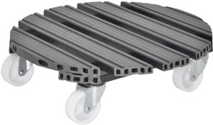 Wagner-System WAGNER Pflanzenroller WPC rund Ø 38,5 cm Tragkraft bis max. 150 kg