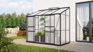 Vitavia Anlehngewächshaus Styx 3300 128 x 254 cm 4 mm HPK