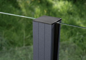 Ambiente Aluminium-Pfosten 240 cm, 68 x 68 mm, Anthrazit Struktur 7016