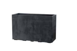 Deroma Pflanztopf Millennium Kunststoff 98 x 62 cm anthrazit