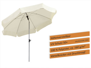 Schneider Schirme Schneider Sonnenschirm Locarno natur Ø 200 cm