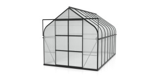 Vitavia Gewächshaus-Set-Set Dione 11500 HKP 4 mm schwarz 254 x 441 cm